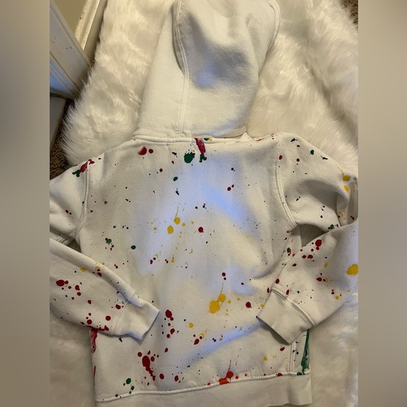 Polo Ralph Lauren Splatter Logo Youth Hoodie - Picture 5 of 6